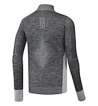 adidas Primeknit 1/2 zip - maglia running, Grey