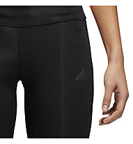 adidas Response 3/4 - pantaloni running - donna, Black