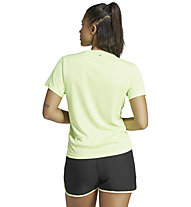 adidas Run It - Runningshirt - Damen, Light Green/Black