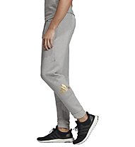 adidas Sport ID - pantaloni lunghi fintess - uomo, Light Grey