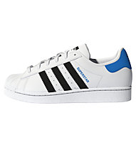 adidas Originals Superstar J - Sneakers - Jungs, White/Black/Blue