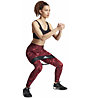 adidas Techfit Camo W - pantaloni fitness - donna, Red