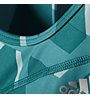 adidas Techfit Triax-Print reggiseno sportivo, Eqt Green/Print/Silver