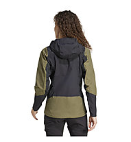 adidas Terrex Xperior Hybrid RAIN.RDY - Hardshell-Jacke - Damen, Dark Green/Black