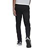 adidas Trio Pant 3S - pantaloni fitness - ragazzo, Black/White