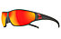 adidas Tycane Large - occhiali da sole, Umber Matt Translucent-Red Mirror