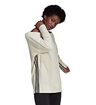 adidas W RecCo Coverup - Sweatshirt - Damen, White