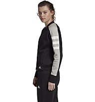 adidas Sport ID - giacca della tuta - donna, Black/Grey