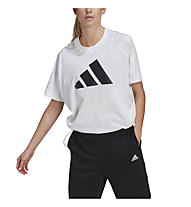 adidas W ST Logo - T-shirt - Damen, White/Black