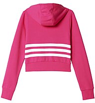 adidas Wardrobe Style Crop Sweatshirt-Jacke Mädchen, Pink/White