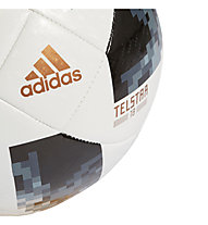 adidas World Cup Top Glider - pallone Mondiali di Calcio 2018, White/Black/Grey