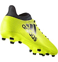 adidas X 17.3 FG - scarpa da calcio terreni compatti, Yellow/Black