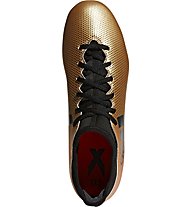 adidas X 17.3 FG - scarpe da calcio terreni compatti, Gold