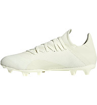 adidas X 18.3 FG - scarpe da calcio terreni compatti, White