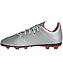 adidas X 19.4 FxG Junior - scarpe da calcio terreni compatti - bambino, Silver/Red