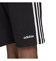 adidas YB Essentials 3-Stripes Knit - pantalni corti - bambino, Black
