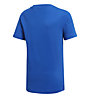 adidas YB Essentials 3-Stripes - T-shirt - bambino, Blue/Neon