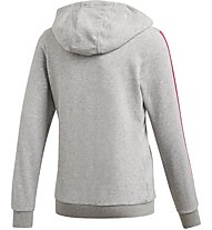 adidas Hooded Cotton Tracksuite - Trainingsanzug - Kinder, Grey