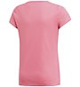 adidas Linear - T-shirt fitness - bambina, Pink