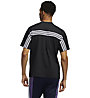 adidas Originals 3Stripe Sleeve - T-shirt fitness - uomo, Black/White
