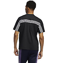 adidas Originals 3Stripe Sleeve - Trainingsshirt - Herren, Black/White