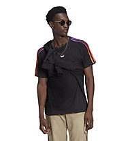 adidas Originals SPRT 3-Stripes - T-shirt - Herren, Black/Multicolor