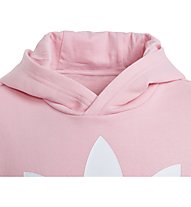 adidas Originals Trefoil - felpa con cappuccio - bambina, Pink