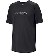 Arc Teryx Ionia Merino Wool ArcWord SS - T-Shirt - Herren, Black/Black