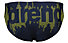Arena Logo Swim Brief - costume da bagno - bambino, Dark Blue/Light Green