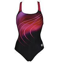 Arena Swim Pro Back Placement - costume intero - donna, Black/Pink