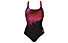 Arena Swim Pro Back Placement - Badeanzug - Damen, Black/Pink