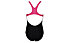 Arena Swim Pro Logo - Badeanzug - Mädchen, Black/Pink