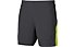 Asics 2-N-1 7in Short Pantaloni corti fitness, Black/Yellow