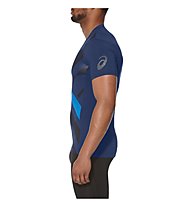 Asics Focus Top GPX - T-shirt da ginnastica - uomo, Indigo/Blue