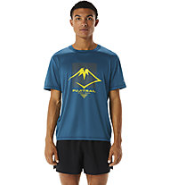 Asics Fujitrail Logo - Trail Runningshirt - Herren, Blue
