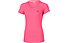 Asics Fuzex V-Neck SS Top T-Shirt fitness donna, Pink