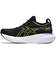 Asics Gel Nimbus 25 W - scarpe running neutre - donna, Black/Yellow