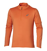 Asics Lite Show LS 1/2 Zip - maglia a maniche lunghe running, Orange