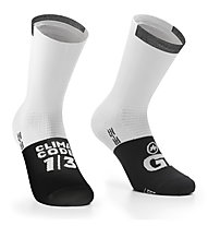 Assos GT Socks C2 - Fahrradsocken, White/Black