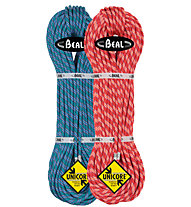 Beal 2 x Ice line 8,1 mm (50 m) Unicore Golden Dry - mezza corda