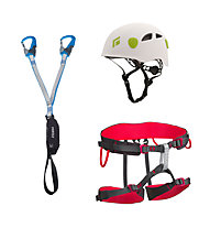 Beal Kit bestehend aus: Klettergurt + Klettersteigset + Helm