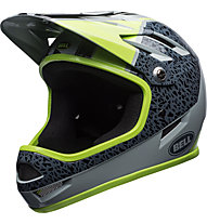 Bell Sanction - casco bici full face, Grey/Green