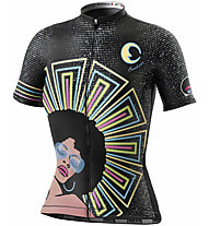 Biciclista I feel Love - Radtrikot - Damen, Black/Multicolor