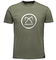 Black Diamond BD Forged - T-Shirt Klettern - Herren, Green