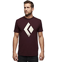 Black Diamond Chalked Up - T-Shirt - Herren, Brown