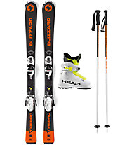 Blizzard Set Firebird Jr 80/90 cm: Ski + Bindung + Stöcke + Skischuhe