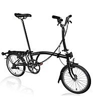 Brompton C Line Explore Black - Faltrad , Black