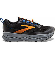 Brooks Caldera 5 - scarpe trail running - uomo, Black/Orange/Blue