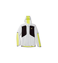 Brooks Run visible- Carbonite - giacca running - uomo, Grey/Black/Yellow