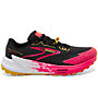 Brooks Catamount 3 - scarpe trail running - donna, Black/Pink/Orange